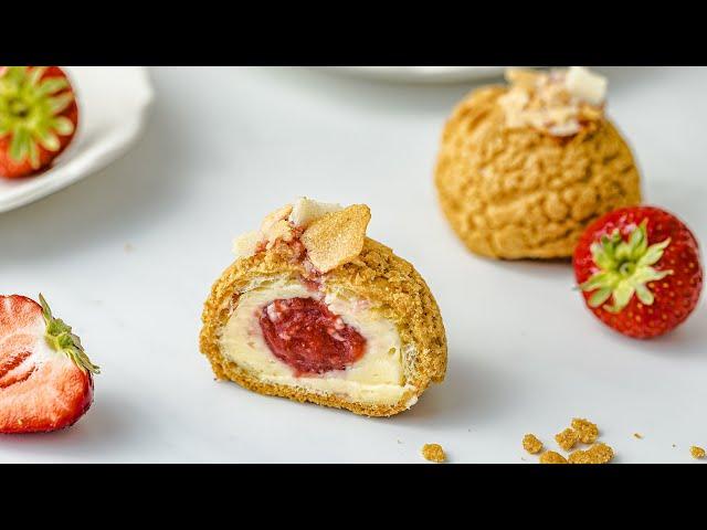 Choux au Craquelin - Reteta Choux a la Creme cu Craquelin | Robert Eisler