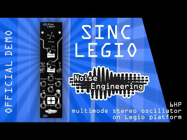 Sinc Legio multimode stereo oscillator on the Legio platform from Noise Engineering