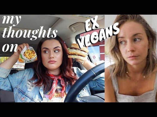 Vegan Fast Food MUKBANG  Big Mac, nuggets, milkshake + fries