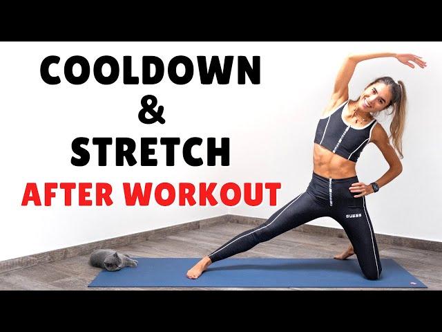 10 MIN COOLDOWN AFTER WORKOUT  - stretch and relax YOUR BODY | The Fashion Jogger