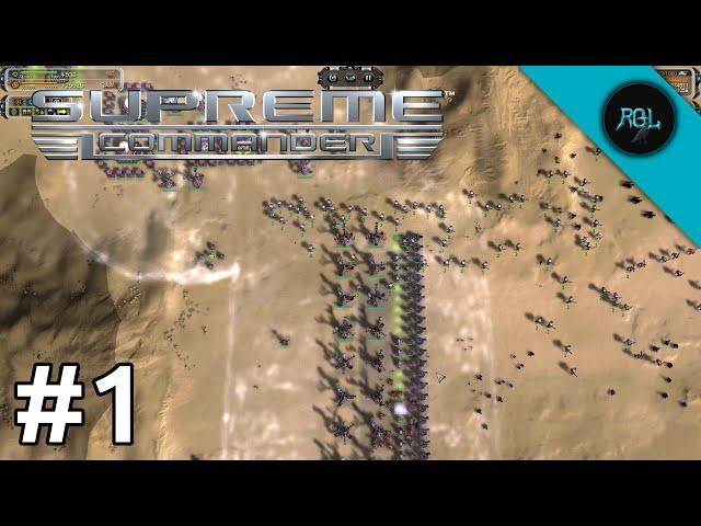 Supreme Commander Forged Alliance[EP1 - 1v2 ALX AI] | Gameplay/Longplay | RTS Gaming in 2024