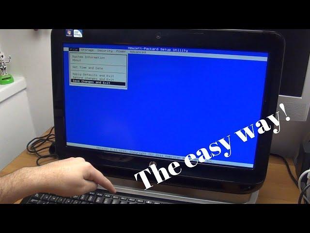 How to enter the BIOS on HP All in One PCs - The easy way!