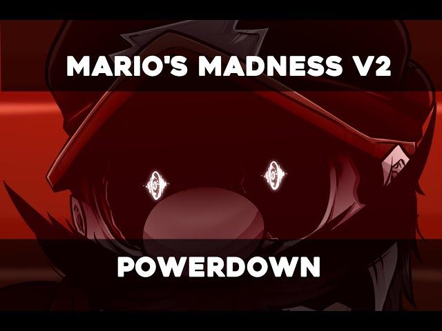 [FNF] Mario's Madness v2 | Powerdown | SpeedPaint!