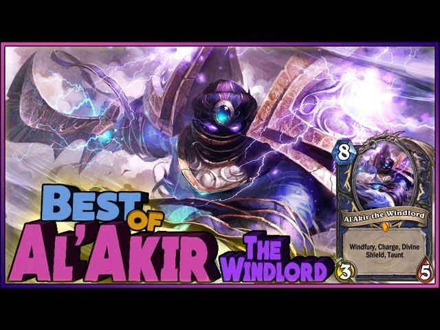 Hearthstone Best of Al'Akir - Funny and lucky Rng Moments