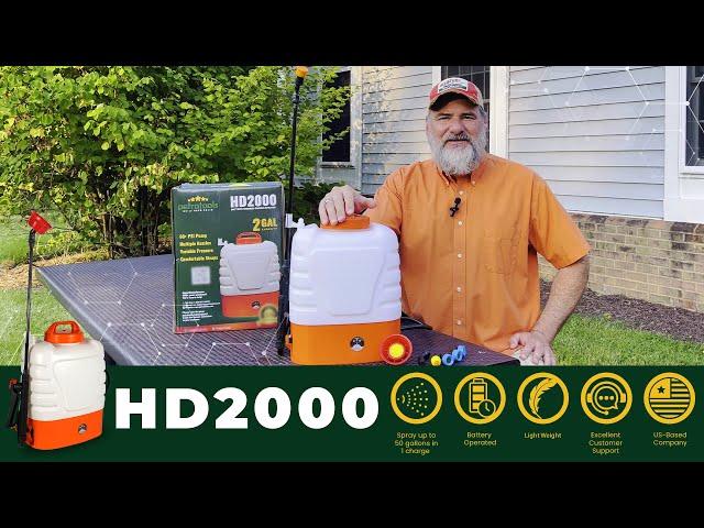 HD2000 2 Gallon Battery Powered Backpack Sprayer Starter Guide | Best Backpack Sprayer (2022)