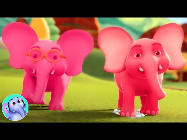 Ek Mota Hathi Ghunme Chala, एक मोटा हाथी + Many More Kids Rhymes in Hindi and Elephant Video