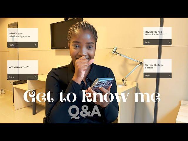 MY FIRST VIDEO |Get to know me|  |Q&A|