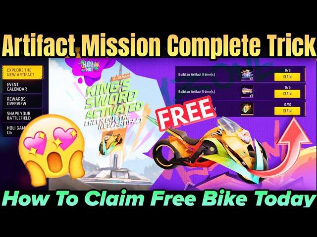 Build An 10 Artifact Build Mission Complete Trick  | Artifact In Freefire | Build an 10 Artifact