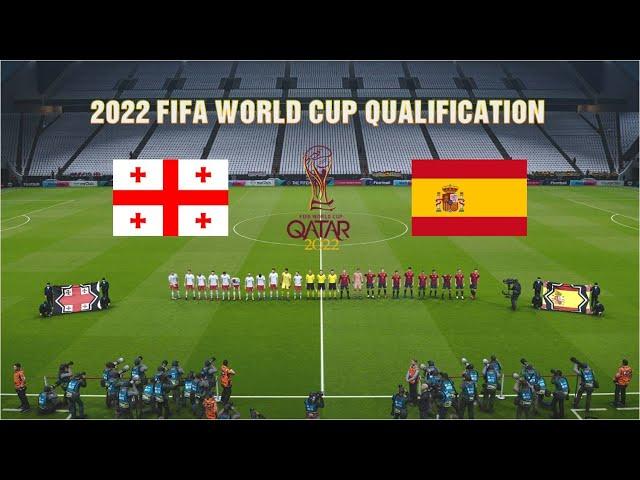 Georgia vs Spain | 2022 FIFA World Cup qualification