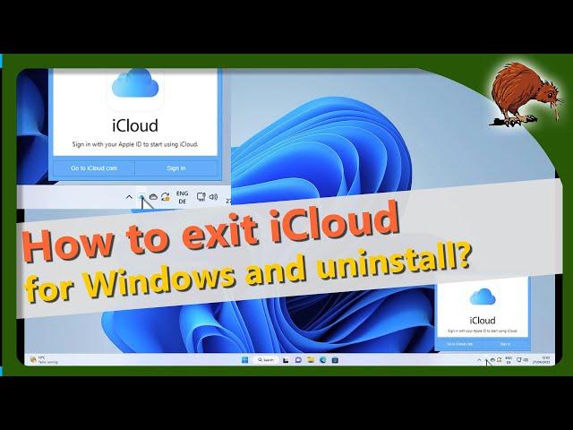 Terminate iCloud for Windows