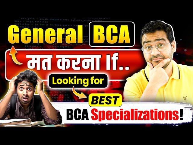 Top 5 BCA Specializations 2025High Paying BCA Jobs BCA 2025! #bca #bcacourse #bcastudents #viral