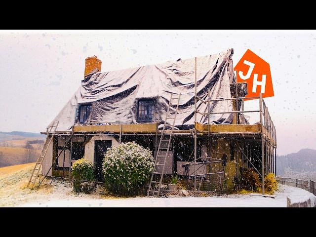 5 Months In: Paint Regrets, Snow, and No Roof | 500-Year-Old Cottage Ep 14