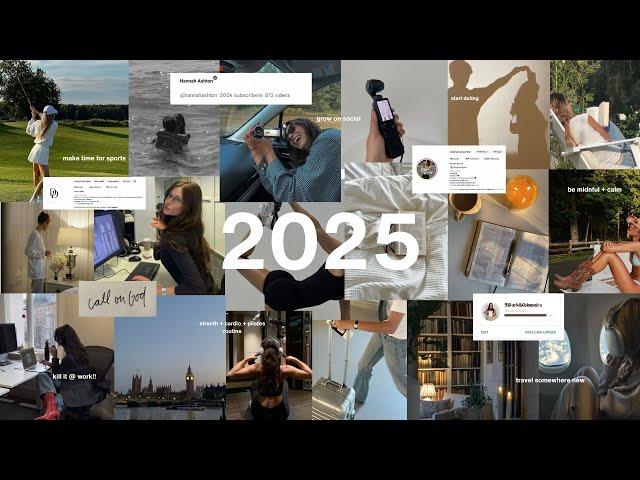 2025 GOALS RESET | vision board, goal setting that works, habits