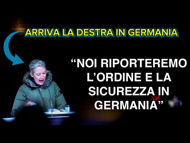 GIORGIA MELONI GUARDA E IMPARA!!! Il discorso da brividi di Alice Weidel dal luogo della tragedia 