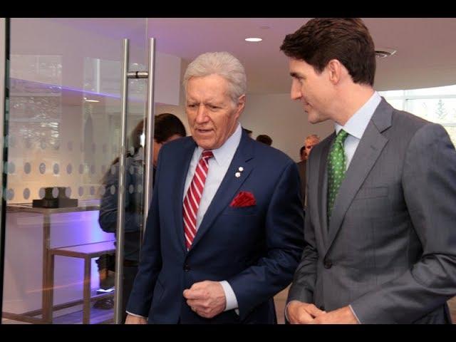 Alex Trebek in Ottawa for official opening of Royal Canadian Geographical Society's new HQ