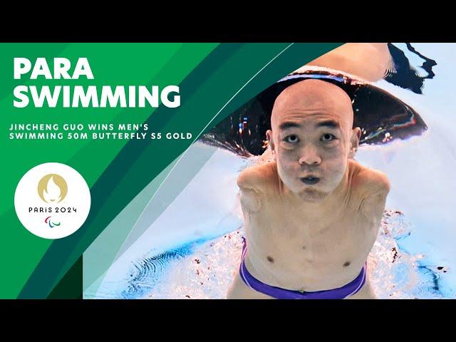 Guo Wins Gold For China In Para Swimming Men's 50m Butterfly S6 