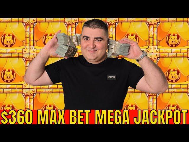 $360 Spin MIND BLOWING JACKPOT LIVE - Winning Mega Bucks At Casino