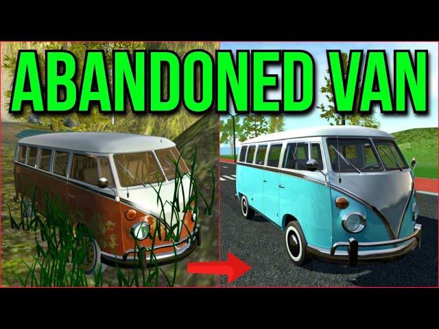 Old Abandoned Van Restoration - Car Simulator 2