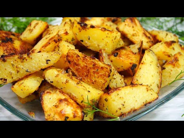 Ммм... Невообразимо вкусный картофель! Мы не могли дождаться пока он приготовится!