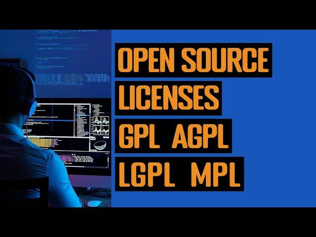 Copyleft Open Source License Comparison - GPL, AGPL, LGPL, MPL