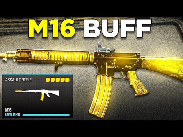 the *NEW* BUFFED M16 is BROKEN in MW3! (Best M16 Class Setup) - Modern Warfare 3