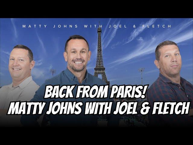 #NRL | Matty Johns with Joel & Fletch on the Paris Olympics and working with The Missile!