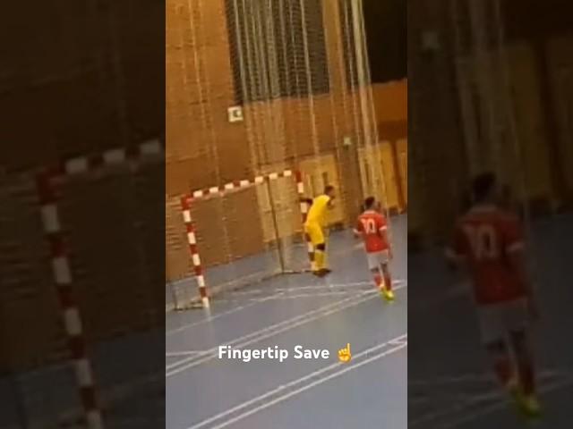 Fingertip Save to keep us in the game! #futsal #goalkeeper #save #futsalmatch #futsalboys