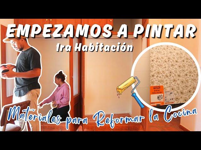 Empezamos a PINTAR la 1ra HABITACIÓN + MIRANDO Materiales para la REFORMA de la COCINA #susanvlogs