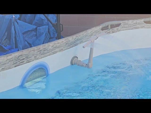 Dual Spray Water Fountains for Above Ground Pools