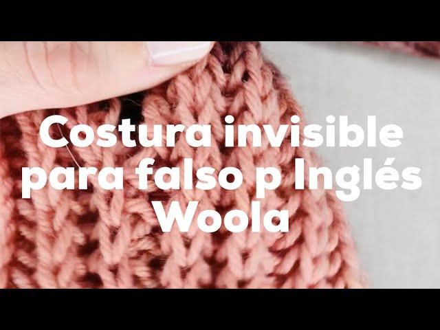 Costura Invisible para Falso punto Inglés Invisible seamless