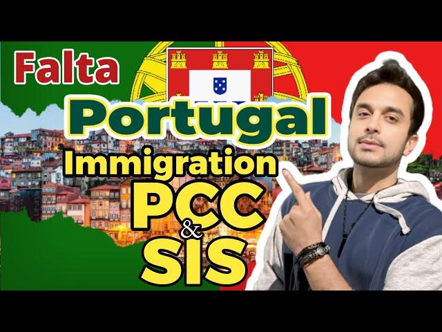 Portugal Aima immigration Falta documents and PCC