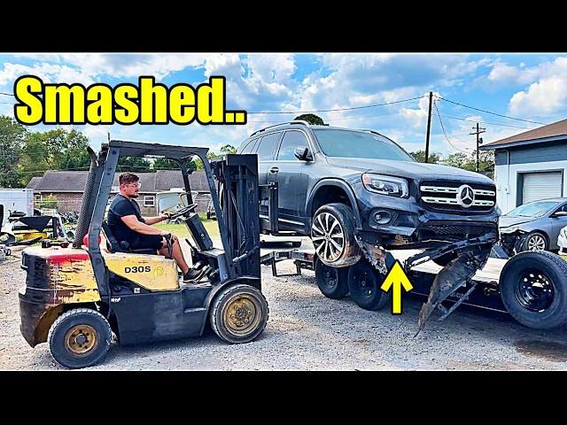 I BOUGHT A UNDERCARRIAGE DAMAGED MERCEDES AND GOT LUCKY..