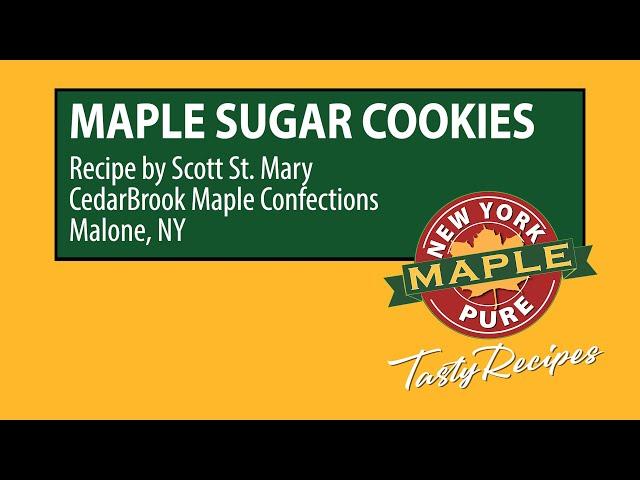 How to make the best Sugar Cookies, a Holiday treat recipe ft. Pure New York State Maple, yummy!