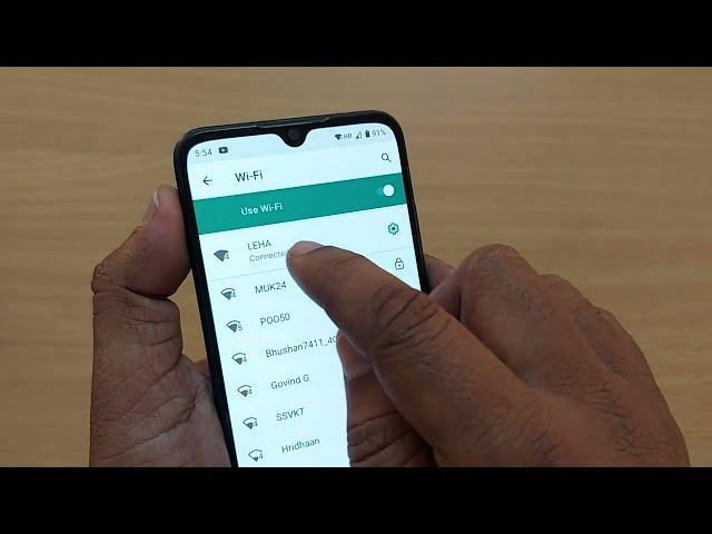 how to find SSID number on android phone