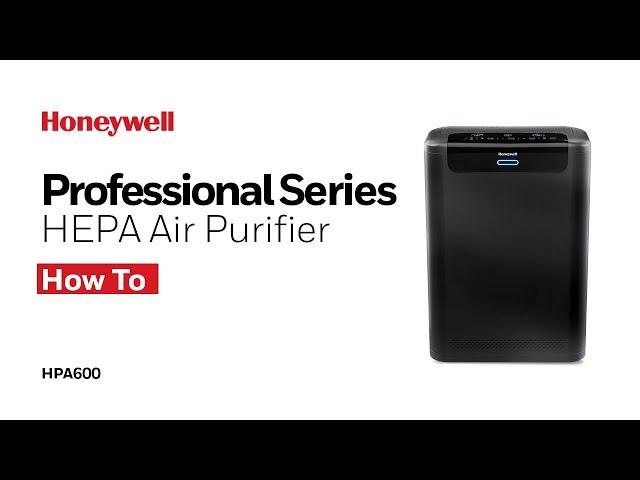 Honeywell HEPA Air Purifier HPA600 - How to Reset Check Filter Light