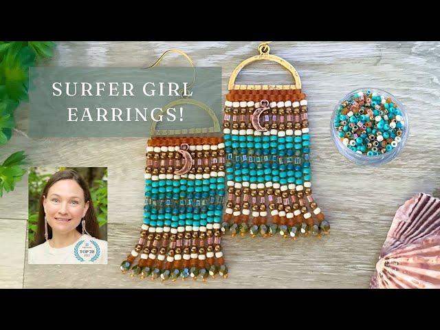 Surfer Girl Earrings! Create Fringe Earrings with Danielle Wickes