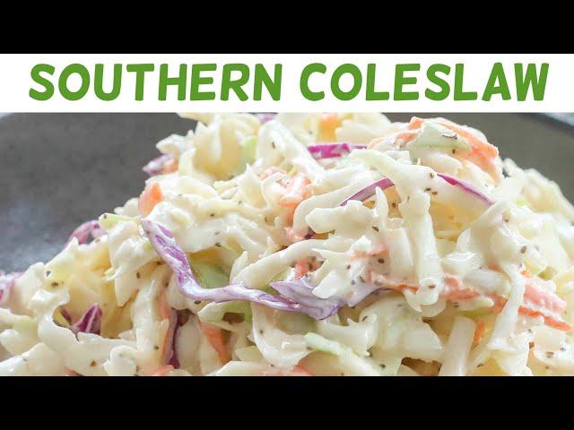 Amazingly Delicious Classic Creamy Southern Coleslaw | Coleslaw recipe