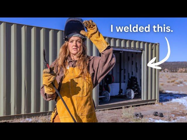 Learning to Weld (this didn't go well ) // Off-Grid Improvements