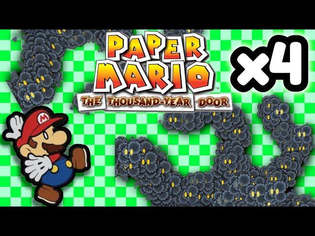 Paper Mario TTYD, but Enemies are REALLY FAST