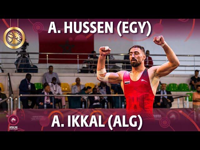 Amr Reda Ramadan Hussen (EGY) vs Abdelkader Ikkal (ALG) - Final // African Championships 2022