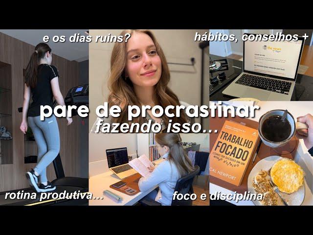 Como ser PRODUTIVA *NA PRÁTICA* | disciplina, motivação, bons hábitos, equilíbrio #dayinthelife