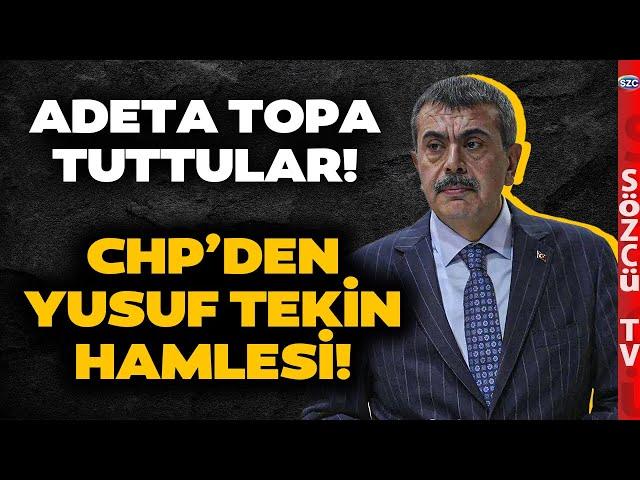 Yusuf Tekin'in Laiklik Çıkışına Tepki Üstüne Tepki! CHP Atağa Geçti Suç Duyurusunda Bulundu