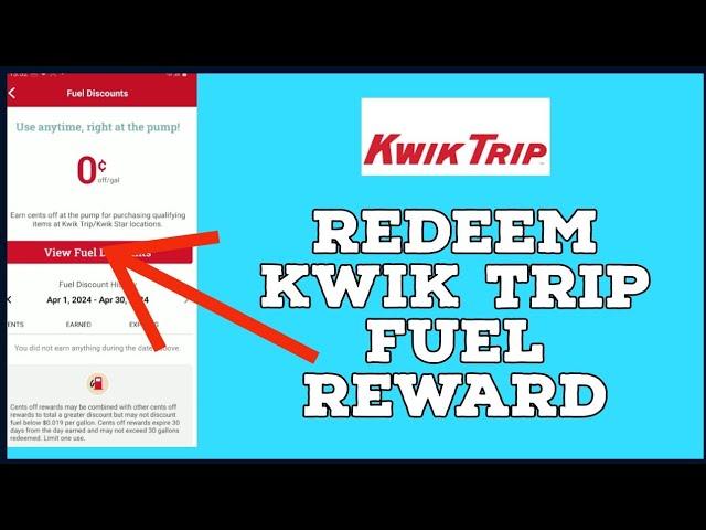 How to Redeem Kwik Trip Fuel Reward 2024?