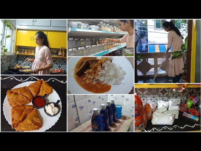 ఇవాళ క్షణం కూడా తీరికలేదు|shopping |cooking |cleaning || my family diaryTelugu routine vlog