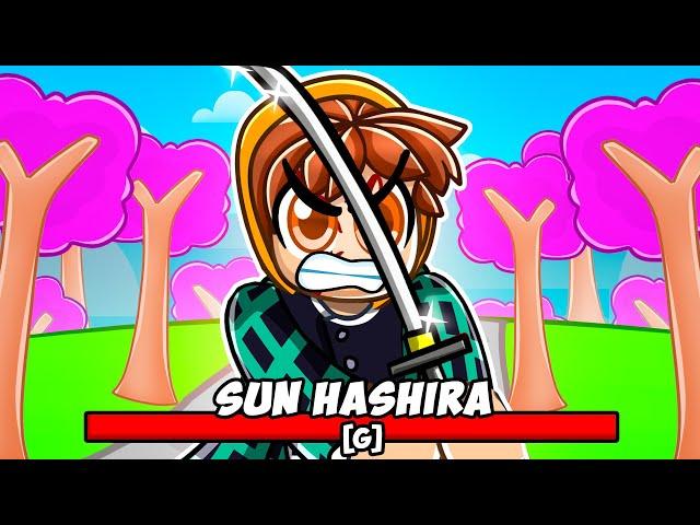 I Became the SUN HASHIRA in Roblox!