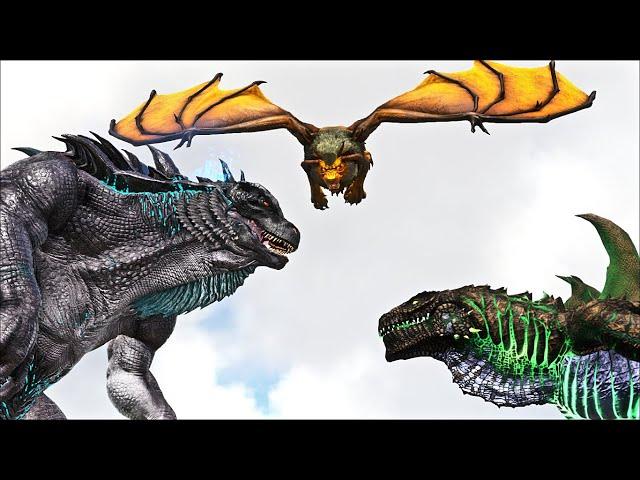 GODZILLA vs KAIJUS - MORE KAIJU MOD (ARK SURVIVAL EVOLVED BATTLE DINOSAUR AND CREATURES)