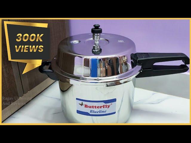 Butterfly Blue Line Stainless Steel Pressure Cooker Unboxing & Review | Best Pressure Cooker