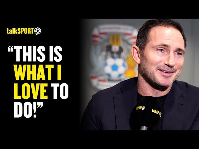 "EXCITING Things For Me!" Frank Lampard REVEALS Why He Joined Coventry City!