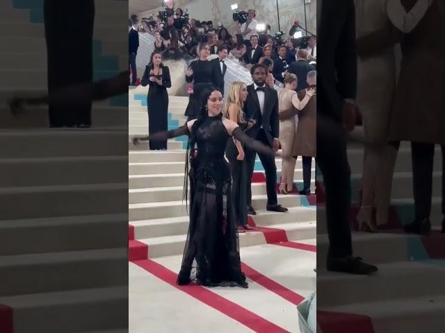 Billie Eilish Arrives at the Met Gala 