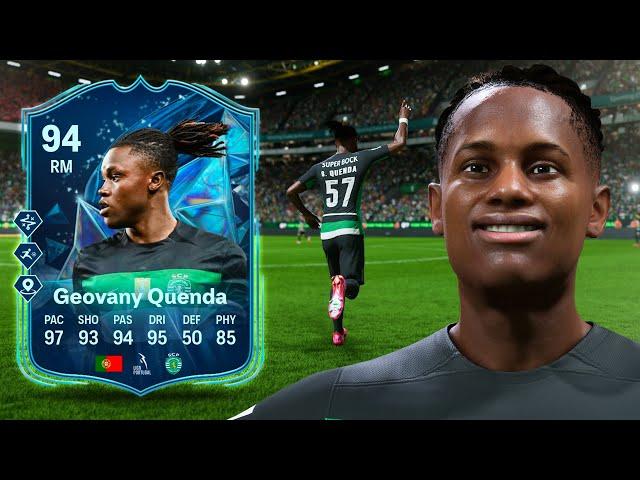 INSANE CARD?!  94 TOTS HM SBC Geovany Quenda FC 25 Player Review